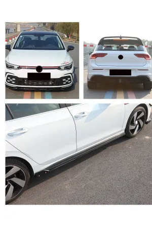 Vw golf 8 gti body kit tampon ve panjur seti 2021+ thumb 2