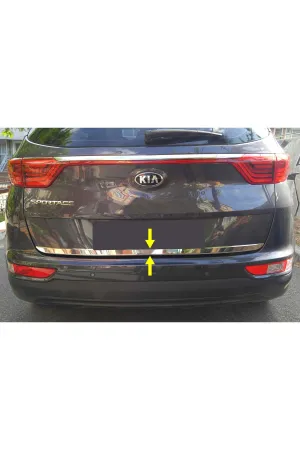 Kia Sportage 2016-2017 Krom Bagaj Altı Çıtası Aksesuarı P. Çelik