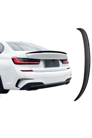 Bmw g20 bagaj üstü spoiler siyah boyalı plastik 2019+