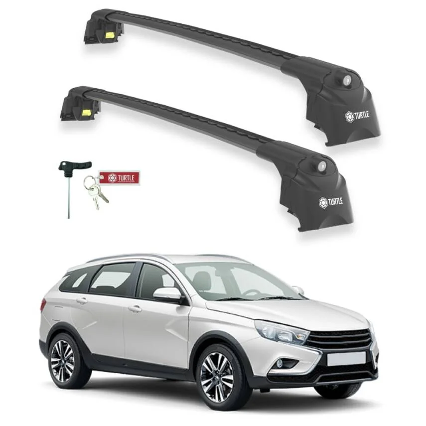Turtle Lada Vesta Sw 2017-2025 Ara Atkı Air2 Siyah