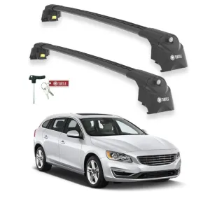 Turtle Volvo V60 2011-2018 Ara Atkı Air2 Siyah