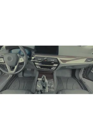 Bmw 5 Serisi G30 2017-2023 Uyumlu Sahler Araca Özel Bej 4.5D Havuzlu Oto Paspas - G30 - Görsel 3