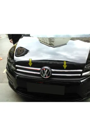 Volkswagen Caddy 2015-2017 Krom Ön Panjur Aksesuarı 2 Parça