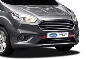 OMSA Ford Courier Krom Ön Tampon Çıtası 2 Parça 2018-2023 Arası - Görsel 3