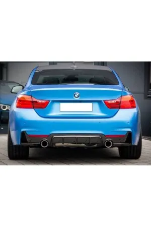Bmw f32 f33 f36 arka tampon difüzörü 2 çıkış pianoblack 4 serisi thumb 2