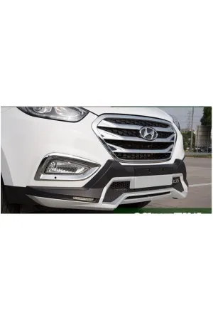 Hyundai ix35 ön ve arka koruma çift çıkış egzozlu thumb 3
