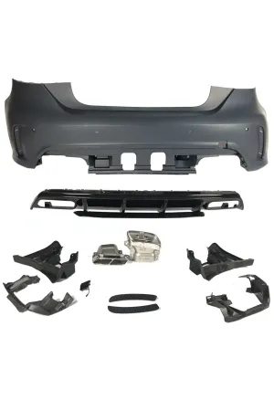 Mercedes w176 a45 body kit tampon seti 2015 / 2018 facelift thumb 2