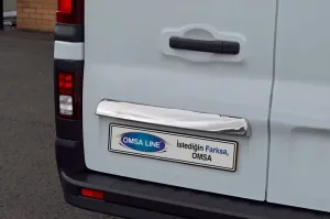 OMSA Opel Vivaro 3 Krom Arka Tampon Eşiği Taşlı 2014-2019 Arası - Görsel 4