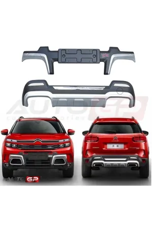 Citroen C5 Aircross Ön Arka Tampon Koruması Difüzör 2019+