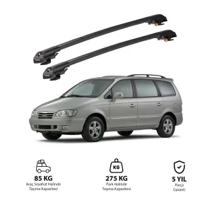 HYUNDAI TRAJET 2000-2008 TRX1 Thunder Carrier Kilitli Ara Atkı Siyah thumb 1