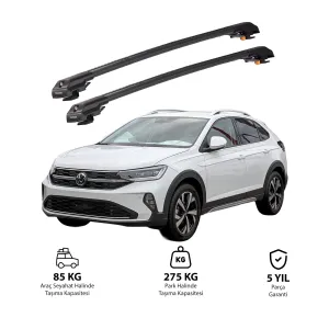 VOLKSWAGEN TAIGO 2021 ve Sonrası TRX1 Thunder Carrier Kilitli Ara Atkı Siyah thumb 1