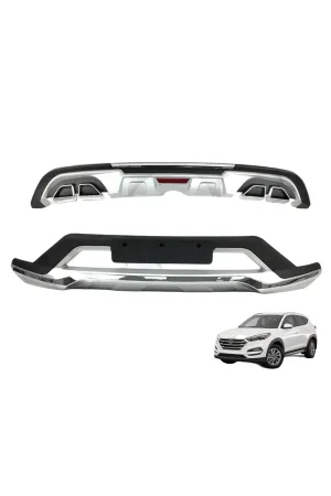 Hyundai tucson ön arka tampon koruması difüzör 2018 2019 2020 1.6 (Kalın Tip)