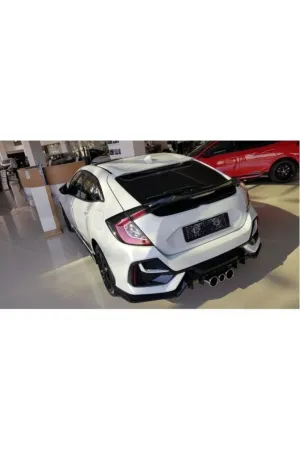 Honda civic fk7 hb dto spoiler siyah boyalı 2016 / 2020 thumb 2