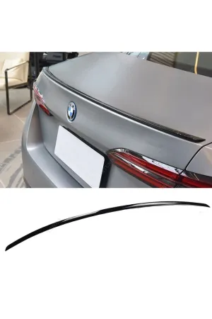 Bmw g60 bagaj üstü spoiler siyah boyalı plastik 2024+ thumb 2