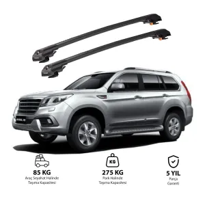 GREAT WALL HAVAL H9 2015 ve Sonrası TRX1 Thunder Carrier Kilitli Ara Atkı Siyah thumb 1