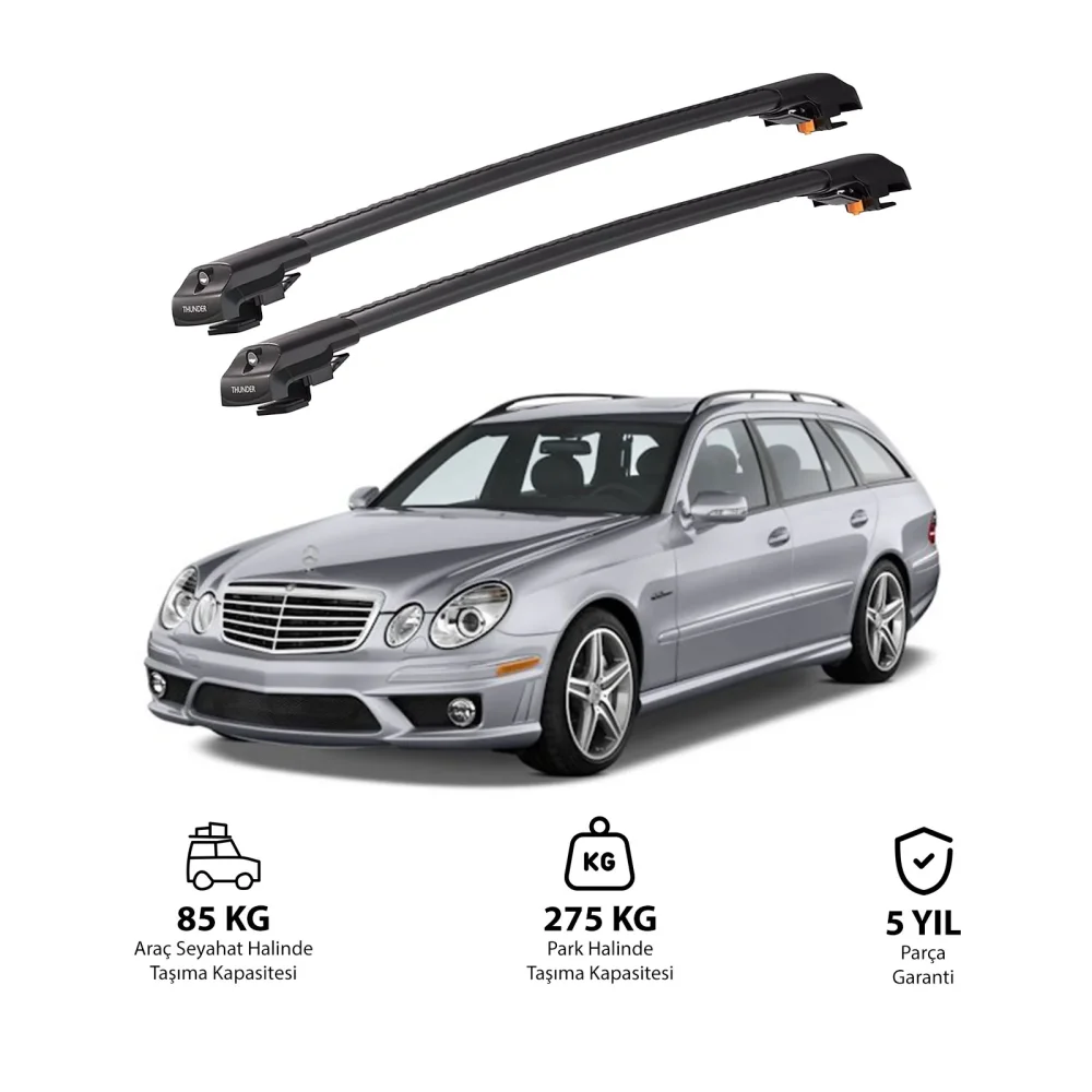 MERCEDES-BENZ E-CLASS 2004-2009 TRX1 Thunder Carrier Kilitli Ara Atkı Siyah