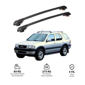 OPEL FRONTERA 1999-2004 TRX1 Thunder Carrier Kilitli Ara Atkı Siyah thumb 1
