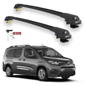Turtle Toyota Proace City 2019-2025 Ara Atkı Air1 Siyah