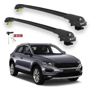 Turtle Volkswagen T-Roc 2017-2025 Ara Atkı Air1 Siyah