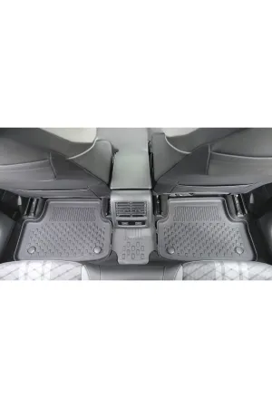 Golf 8/8.5 (Otomatik) Uyumlu 4.5D Premium Havuzlu Oto Paspas ve Liner ALT Bagaj Havuzu - Görsel 4