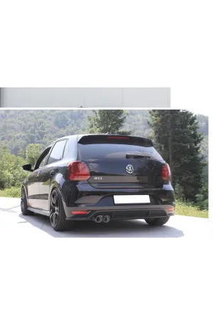 Vw polo 6r 6c wrc arka tampon ve difüzör seti 2009+ thumb 2