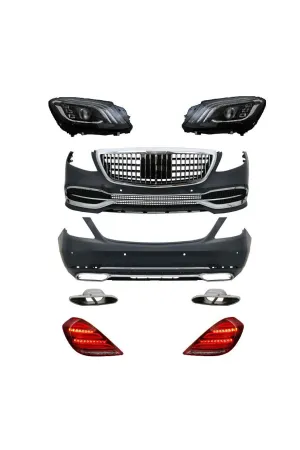 Mercedes w222 s450 dönüşüm body kit full set thumb 2