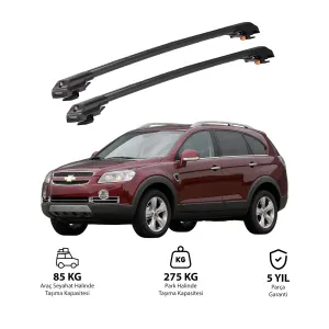 CHEVROLET CAPTIVA 2006-2018 TRX1 Thunder Carrier Kilitli Ara Atkı Siyah thumb 1