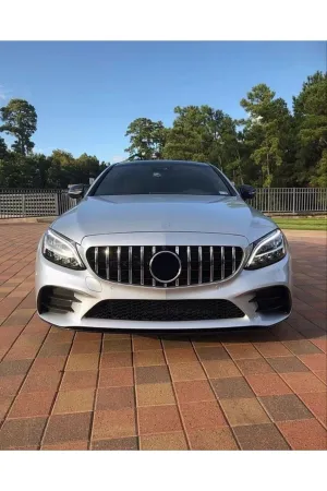 Mercedes w205 gtr ön panjur ızgara 2013 / 2018 thumb 3