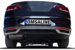 OMSA VW Passat B8.5 SD SW Krom Egzoz Çerçevesi Difüzör 2019 ve Sonrası - Görsel 2