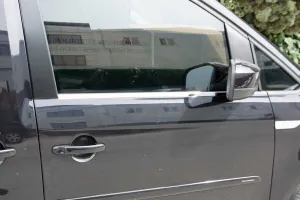 OMSA VW Caddy Minivan Siyah Krom Cam Alt Çıtası 2015-2019 Arası - Görsel 3