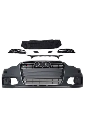 Audi a6 s6 ön tampon ve panjur seti 2012 / 2015 4g c7 thumb 2