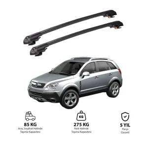 OPEL ANTARA 2006-2015 TRX1 Thunder Carrier Kilitli Ara Atkı Siyah thumb 1