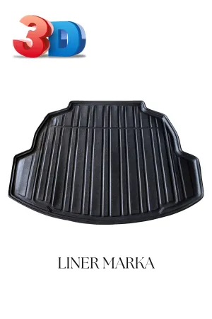Toyota Corolla Sedan 2019+ Uyumlu Liner Araca Özel 3D Bagaj Havuzu - Corolla