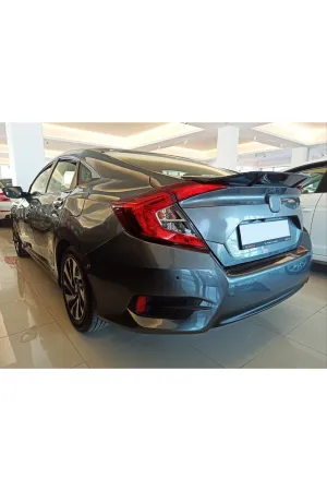 Honda civic fc5 dto bagaj üstü spoiler pianoblack boyalı 2016 / 2021 thumb 2