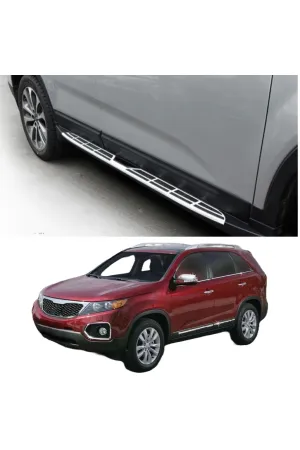 Kia Sorento 2010-2013 Model Arası Yan Basamak Side Step Oem Square Style thumb 5