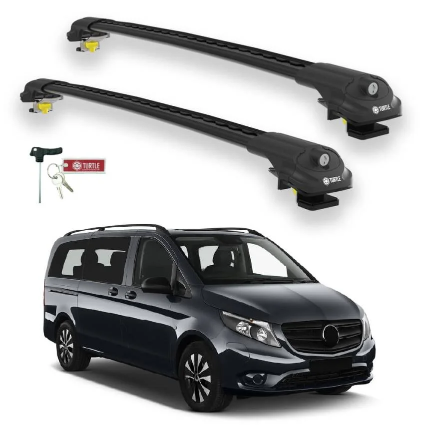 Turtle Mercedes-Benz Tourmalineer (W447) 2015-2025 Ara Atkı Air1 Siyah