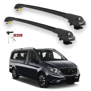 Turtle Mercedes-Benz Tourmalineer (W447) 2015-2025 Ara Atkı Air1 Siyah