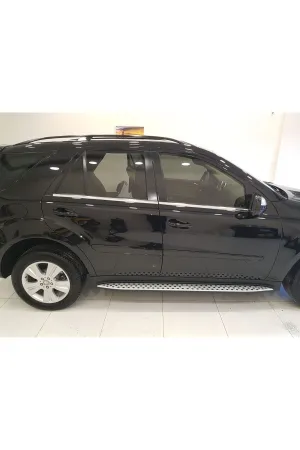 Mercedes W164 ML 2006-2011 Krom Cam Altı Çıtası Aksesuarı 4 Parça