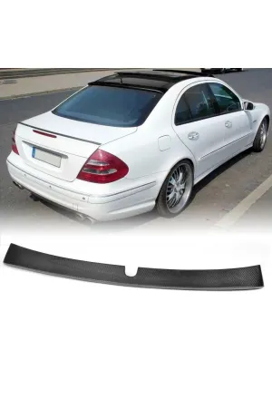 Mercedes w211 cam üstü spoiler siyah boyalı 2001 / 2008 thumb 2