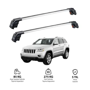 JEEP GRAND CHEROKEE 2011 ve Sonrası TRX2 Thunder Carrier Ara Atkı Gri thumb 1