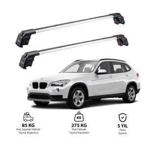 BMW X1 2016-2022 TRX2 Thunder Carrier Ara Atkı Gri thumb 1