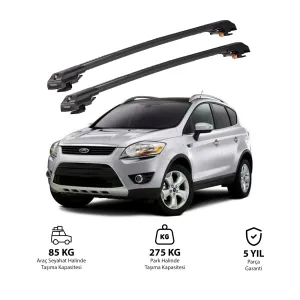 FORD KUGA 2008-2012 TRX1 Thunder Carrier Kilitli Ara Atkı Siyah thumb 1