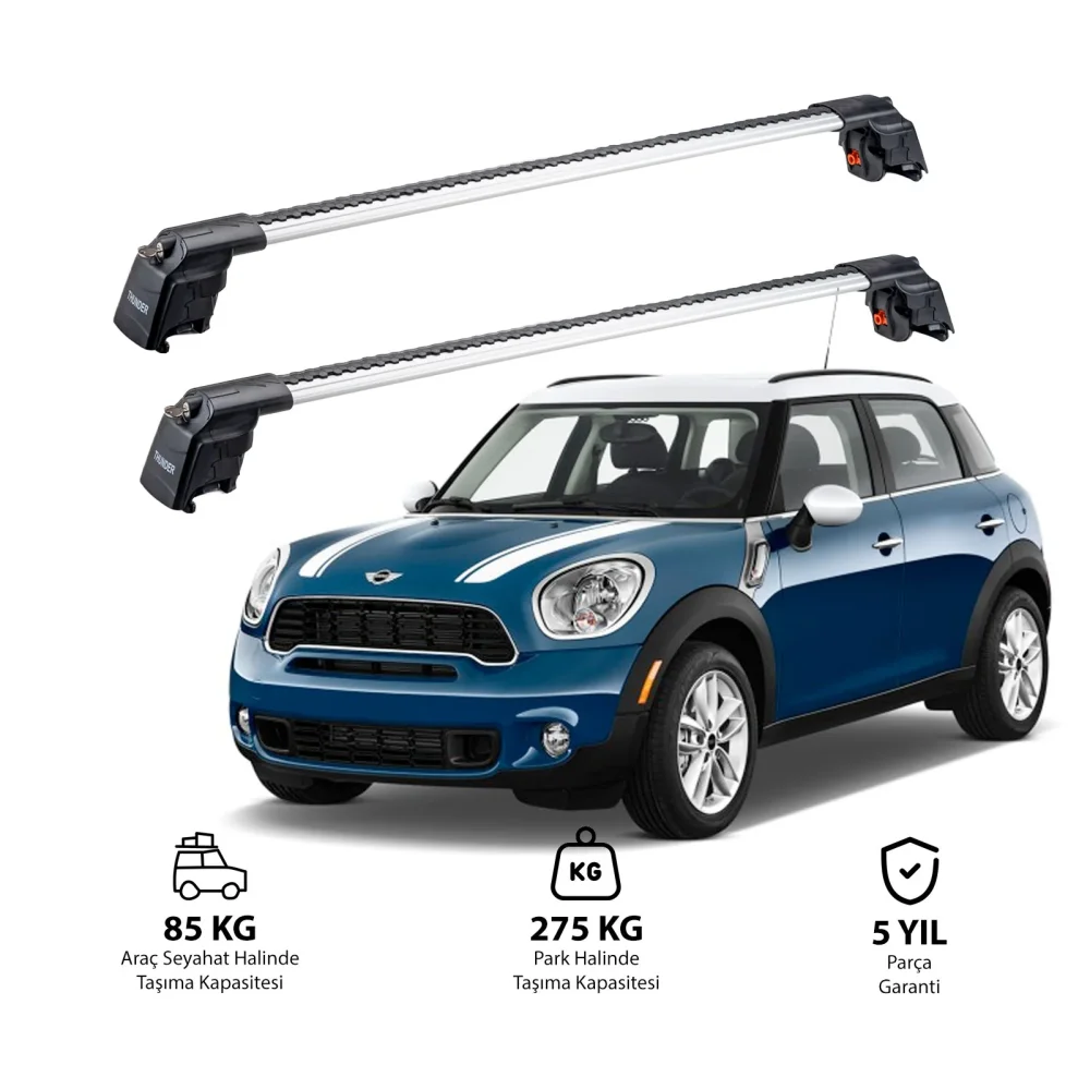 MINI COUNTRYMAN 2010-2016 TRX2 Thunder Carrier Ara Atkı Gri
