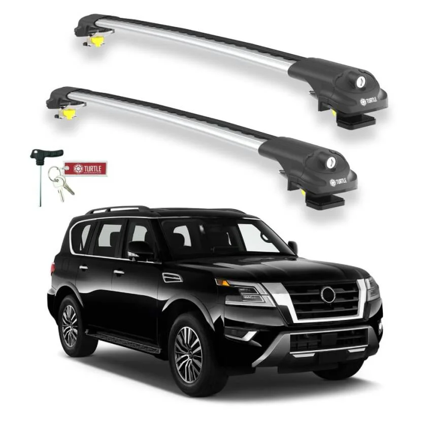 Turtle Nissan Armada (Y62) 2017-2025 Ara Atkı Air1 Gri