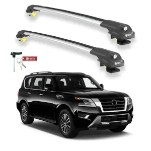 Turtle Nissan Armada (Y62) 2017-2025 Ara Atkı Air1 Gri
