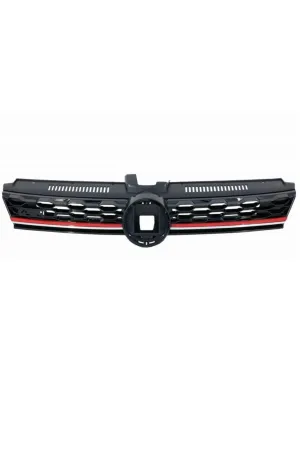 Vw golf 7.5 gti ön panjur ızgara kırmızı şeritli 2017 / 2020 thumb 2