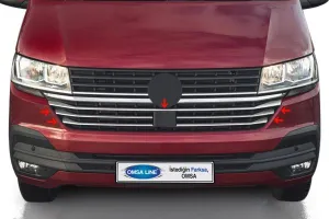 Omsa Vw T6.1 Caravelle Krom Ön Panjur Alt Çıtası 5 Parça 2020-2023 Arası