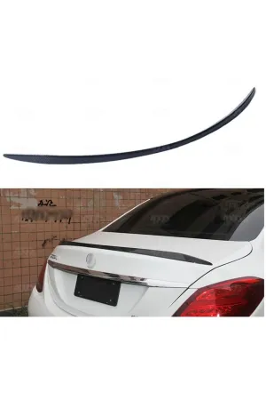 Mercedes w205 bagaj üstü spoiler c63 2015+ c180 siyah boyalı