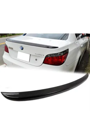 Bmw E60 m5 bagaj üstü spoiler siyah boyalı plastik boyalı 2003 / 2009