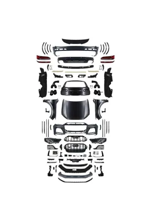 Audi q7 sq7 2020 4m dönüşüm body kit seti full 2006 / 2015 thumb 4